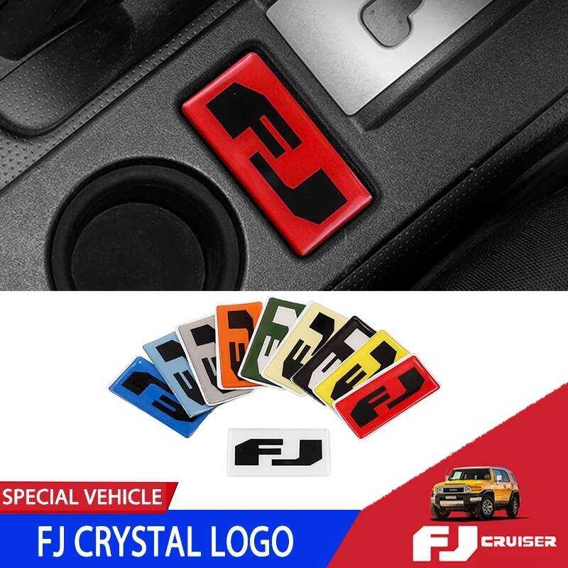 C Automotive Interior Crystal Stickers For Toyota FJ Cruiser Gear Panel Decorative Stickers FJ Patc