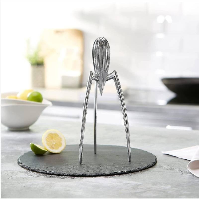 Juicy Modern Salif เครื่องคั้นน้ําผลไม้อลูมิเนียมพร้อมกระจกขัดเงา Finish สําหรับฉลองและในครัวเรือน