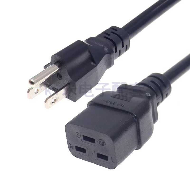 American Standard PDU Server Power Cord American Standard to C19 ทองแดงบริสุทธิ์ American UPS Machin
