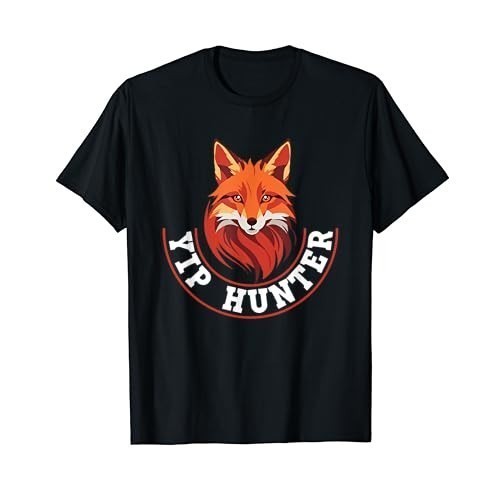 T-Shirtเสื ้ อยืดผ ้ าฝ ้ ายผู ้ ชาย Yip Hunter - Fox T-Shirt 4XL , 5XL , 6XL S-5XL