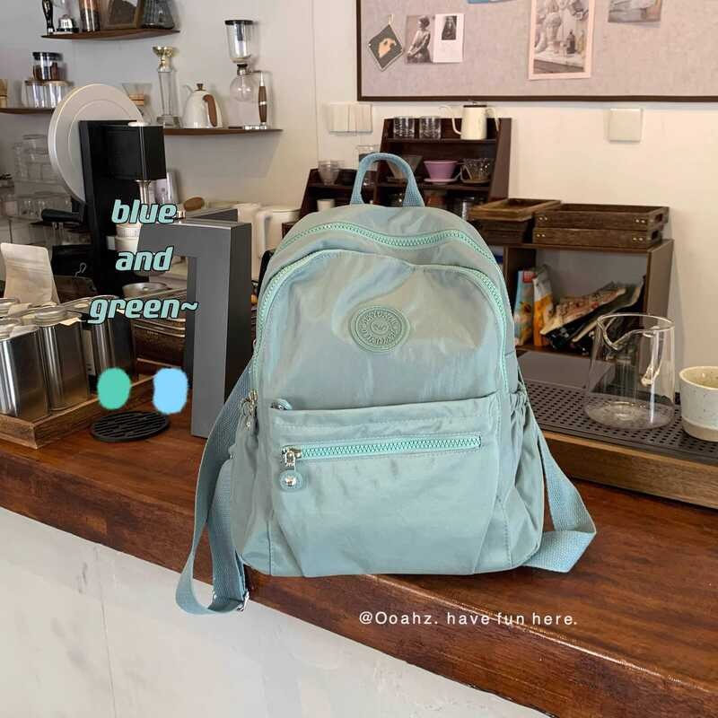 กระเป๋าเป้สะพายหลังสไตล์ Qinlan ขนาดใหญ่ ผลิตภัณฑ์โฮมเมด เหมาะสำหรับนักเรียน