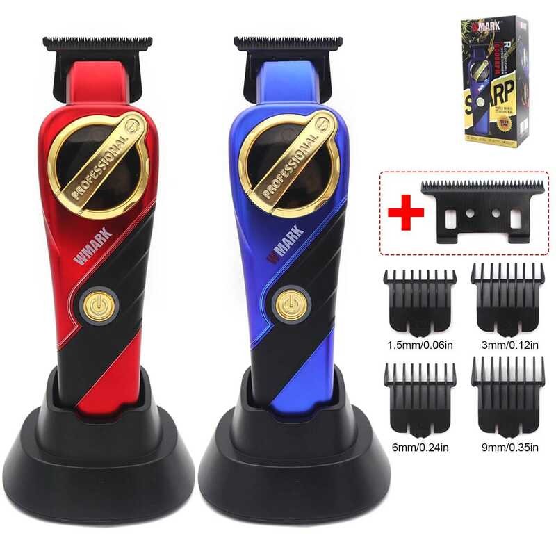 WMARK NG 9213 9000 RPM มอเตอร์แม่เหล็ก Trimmer สําหรับชาย DLC T-Blade Zero Gapped Finishing hine Pro