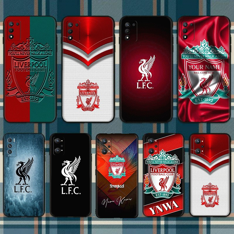 C3 Liverpool Club สําหรับ Realme 9 Pro Plus 8S 8i 9i C2 ความเข้ากันได้เคสโทรศัพท์ TPU ฝาครอบป้องกันแ