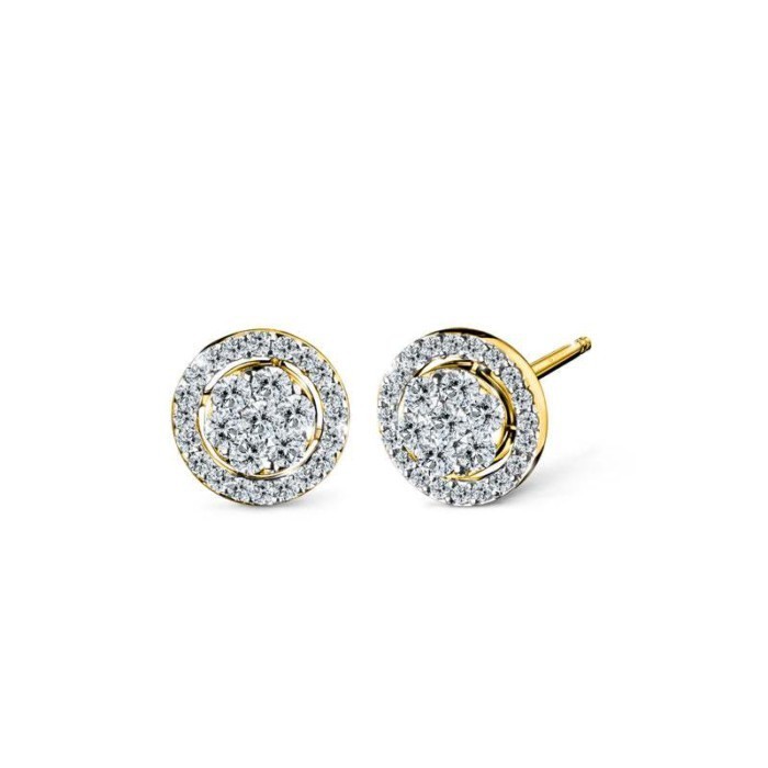 Jubilee Diamond ต่างหูเพชร Floriss Earrings Diamond เพชรแท้