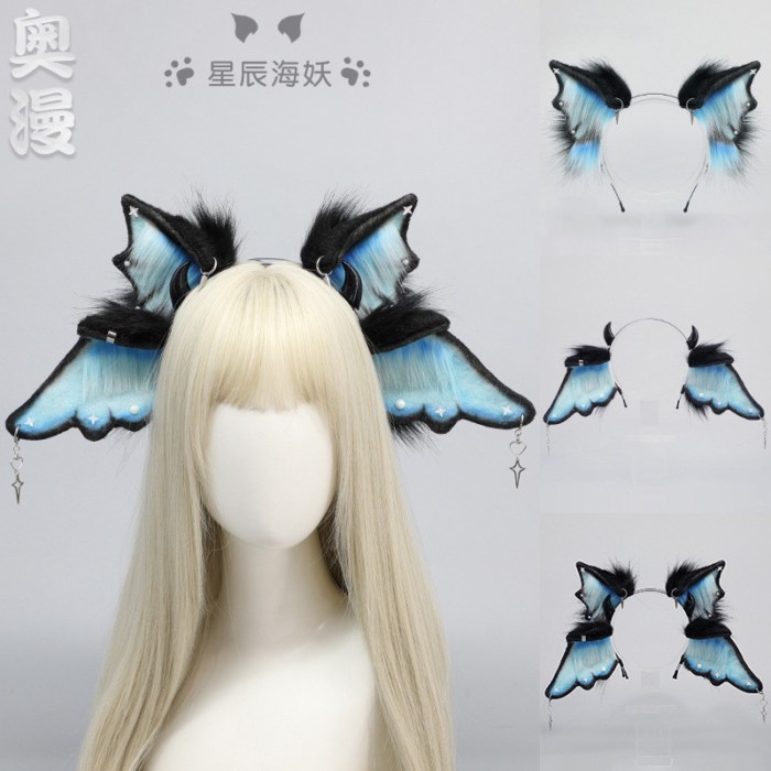 Anime Cosplay Ear Tail Accessories Demon Cthulhu ที่คาดหูคอสเพลย์อนิเมะ คอสเพลย์แถบคาดศีรษะฮาโลวีน
