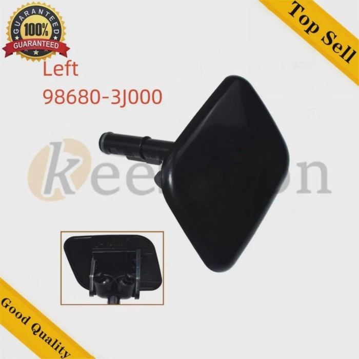 OE Quality New 1 Pair HW 98680-3J000 98680-3J000JB Left Right Headlight Washer Cap 98690-3J000 9869