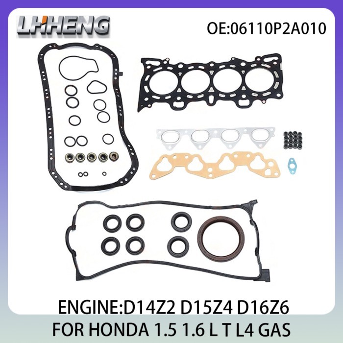 Engine Full gasket set For HONDA CIVIC CRX HR-V 1.5L 1.6L 1.5 1.6 L T L4 GAS 92-01 D14Z2 D15Z4 D16Z