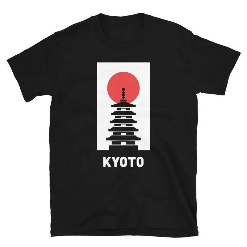 เสื้อยืด Kyoto Japan วัด Shinto Flagญี่ปุ่น