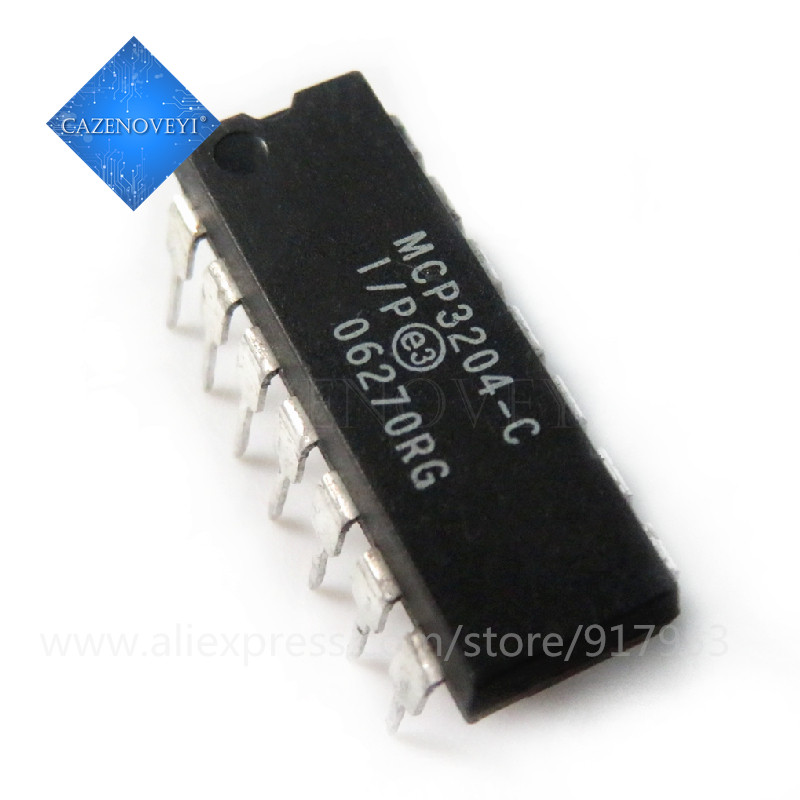 5 ชิ้น MCP3204-CI/P MCP3204 3204 DIP-14 คุณภาพดีที่สุดในสต็อก