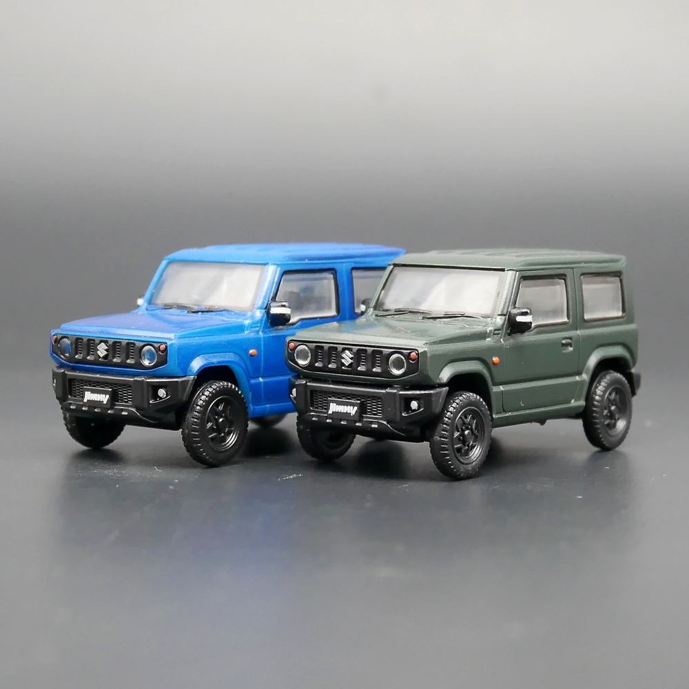 AOSHIMA 1: 64 SUZUKI JIMNY JB64 AOSHIMA Society SUZUKI JIMNY แคปซูลรถของเล่นรุ่น Out of Print Model 