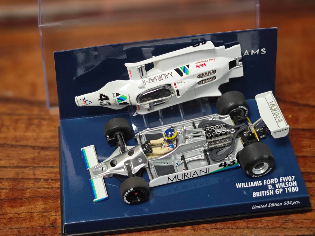 มินิตัด MINICHAMPS 1/43 1980 UK WILLIAMS WILLIAMS FW07 43 #