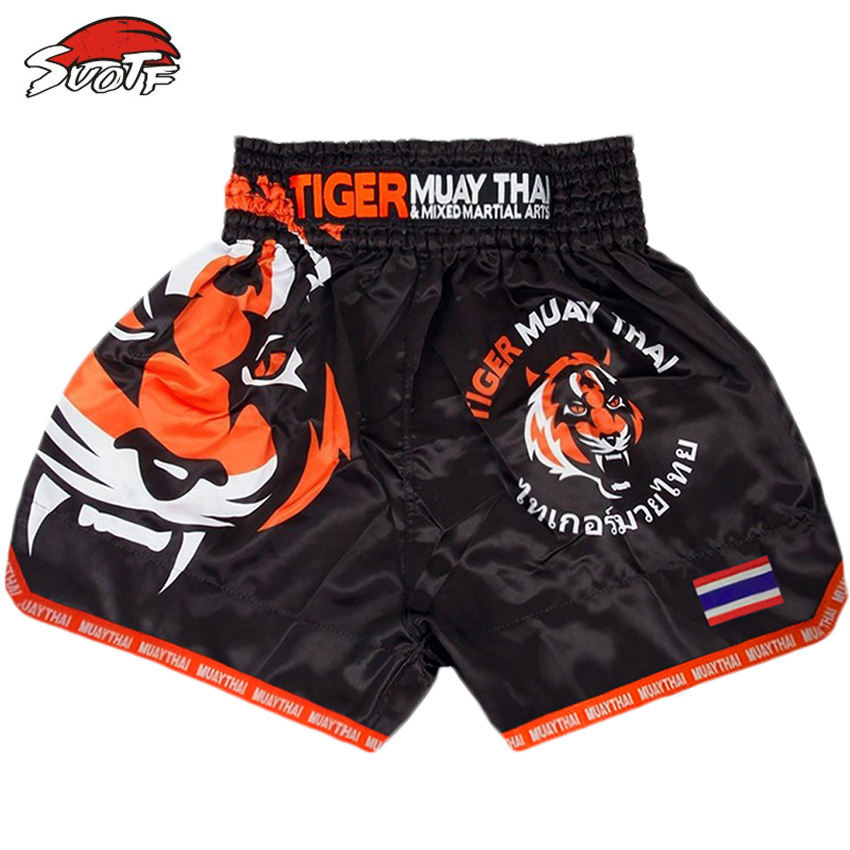 Thai Tiger Muay Thai Shorts Shop Training Suit UFC MMA Fighting Boxing Shorts Sanda MMA