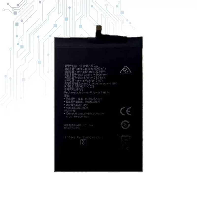 Battery For Huawei Honor Play 50 Plus CLK-AN00 X7B CLK-LX1 CLK-LX2 CLK-LX3 HB4966A2EGW 6000mAh