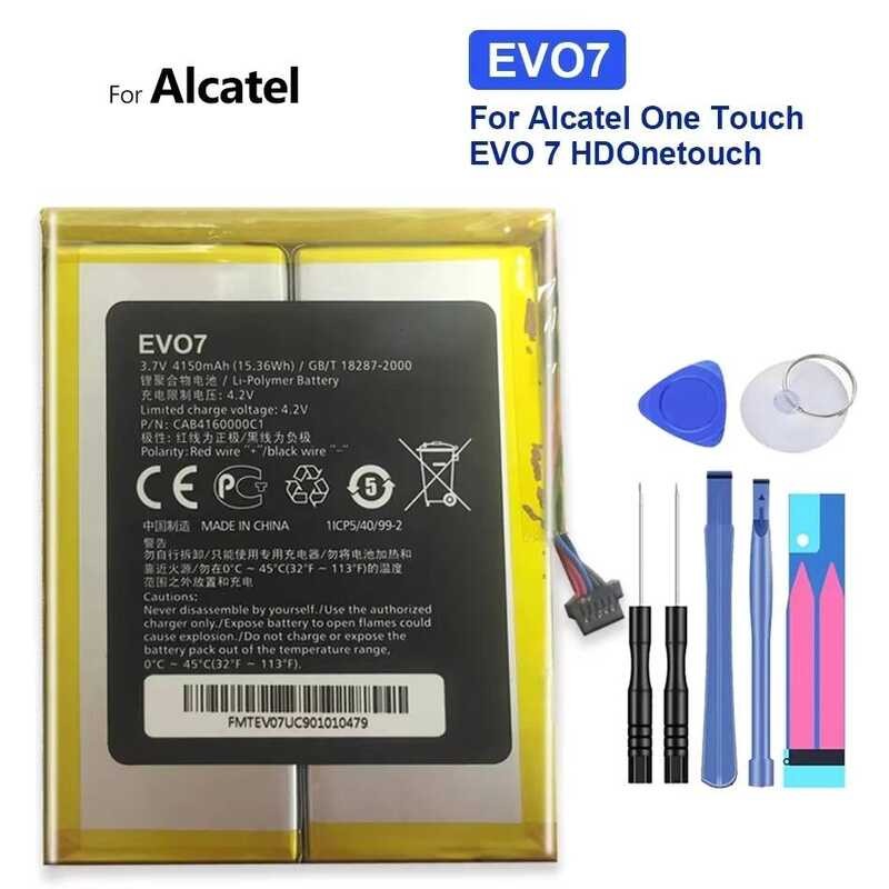 Battery EVO7 4150mAh For Alcatel One Touch EVO 7 HD EVO7