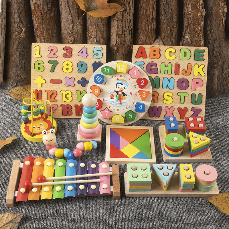 เปียโนแปดโทนเด็ก CPC ORF เล่นชุด Rainbow Tower อายุ 1-3 ปีคอลัมน์เครื่องประดับขนาดเล็กของเล่นการศึก