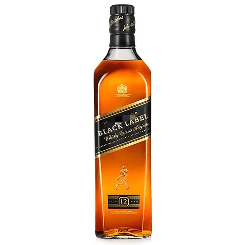 Johnny Black Square Whisky 7ml ขวดไวน์