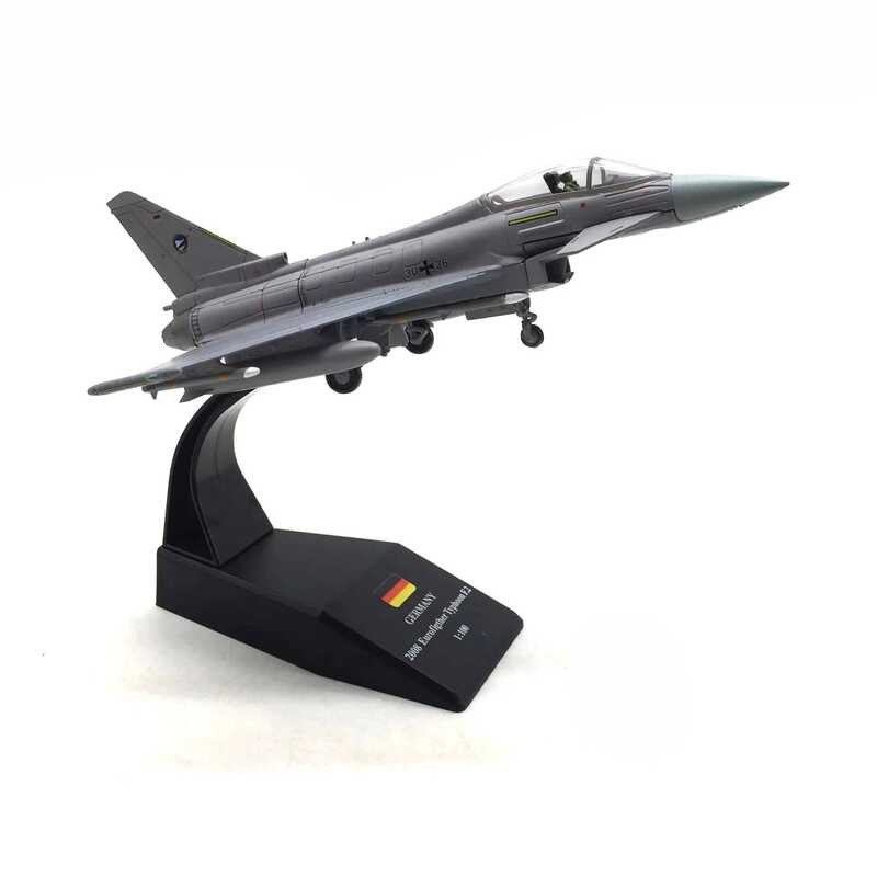 C C 1:100 Ef-2000 Eurofighter Typhoon Fighter Model & Display Stand Collection Gift EF 2000 Alloy M