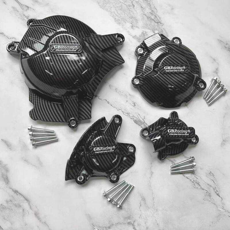 เหมาะสําหรับ GSXR1000R L7-L9 เครื่องยนต์ป้องกันด้านข้าง 17-23 ฝาครอบกันกระแทกเครื่องยนต์กันกระแทก