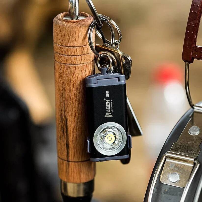 พวงกุญแจไฟฉายOutdoor Camping WUBEN G2 Type-C 500 Lumens พร้อมแม่เหล็กและช่องชาร์จ