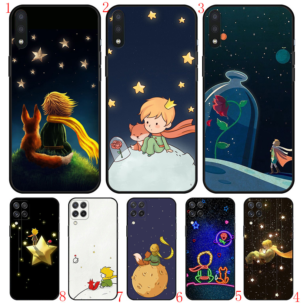 OPPO A3 A3S A5 A37 A40 A60 Neo 9 Reno 6 Pro 10 Pro Plus 8z B17 Little Prince เคสโทรศัพท์สีดํานุ่ม