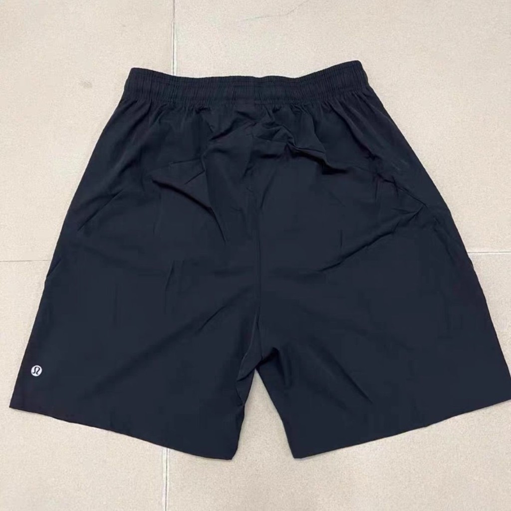 New_lululem*nSports และกางเกงขาสั้นลําลองสําหรับฤดูร้อน Quick-drying Breathable Thin กางเกงห้าจุดวิ่
