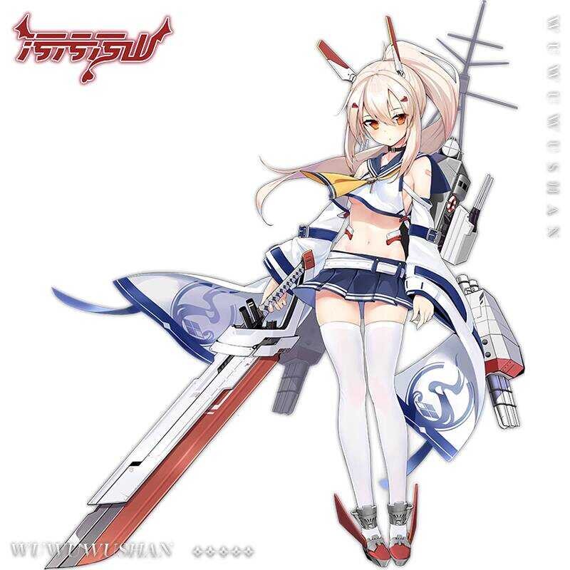 ชุดคอสเพลย์ Ayanami จาก Azure เส้นทาง ในสไตล์โลลิต้าสองมิติ สีทอง
