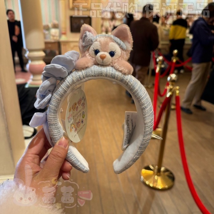 [Lalaland Toyshop ] Shanghai Disney ในประเทศ 2024 ฤดูใบไม ้ ผลิ Shirley Rose ที ่ คาดผม Lingna Bell