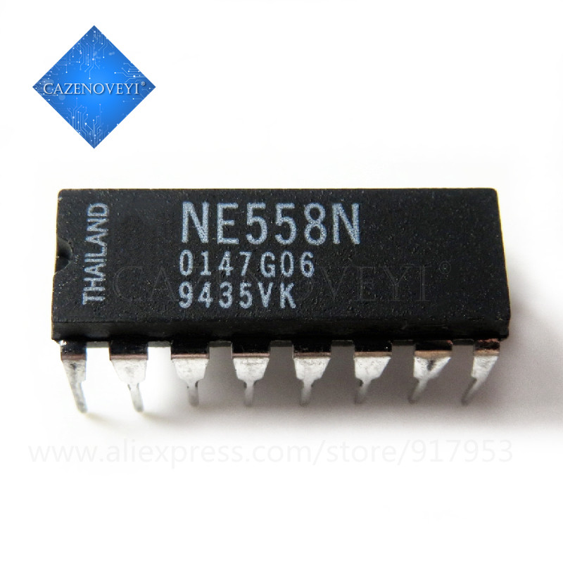 5 ชิ้น NE558N NE558 DIP-16 ในสต็อก