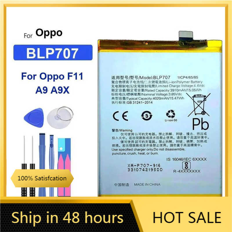 For Oppo F11 A9 A9X BLP707 แบตเตอรี่  Mobile Phone แบตเตอรี่