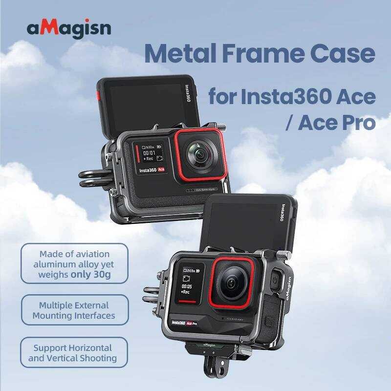 โครงโลหะกันกระแทกสำหรับ Insta360 Ace Pro thumbnail 6