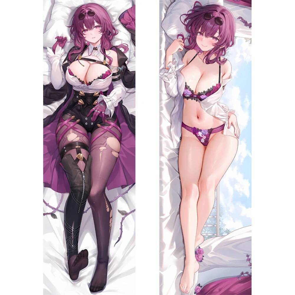 เกม Honkai Star Rail Dakimakura Kafka Fullbody ปลอกหมอนขนาดชีวิต พร้อมใช้งานเป็นของสะสมและเครื่องแต่