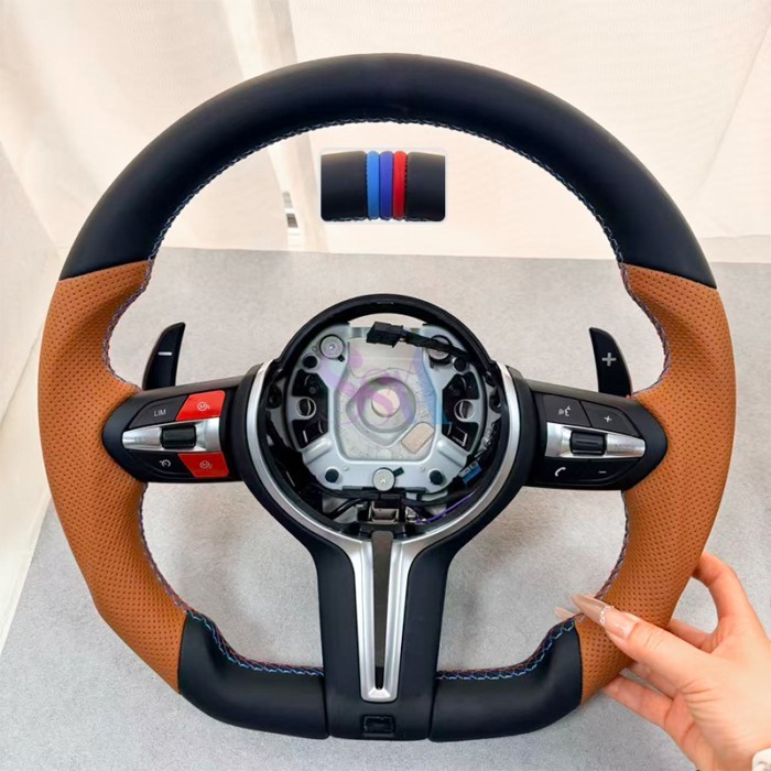 Personalized customized steering wheel, suitable for BMW F30 F10 F31 F33 F32 F20 E90 F01 F90 F25 F2