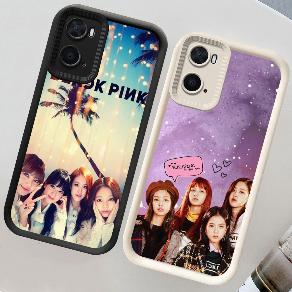 CH32 BLACKPINK Soft Casing สําหรับ OPPO A77s A77 Realme C33 A96 9i เคสป้องกัน