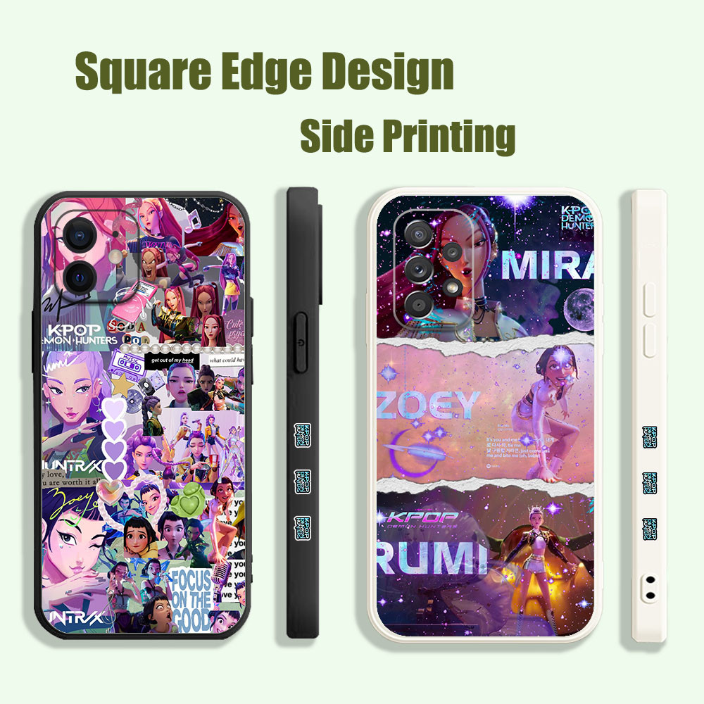 ปลอกสําหรับ OPPO Reno5 Z OPPO A94 A8 A31 A5 2020 A1K A7X A52/A72/A92kpop Demon Hunters Rumi Zoey Mir
