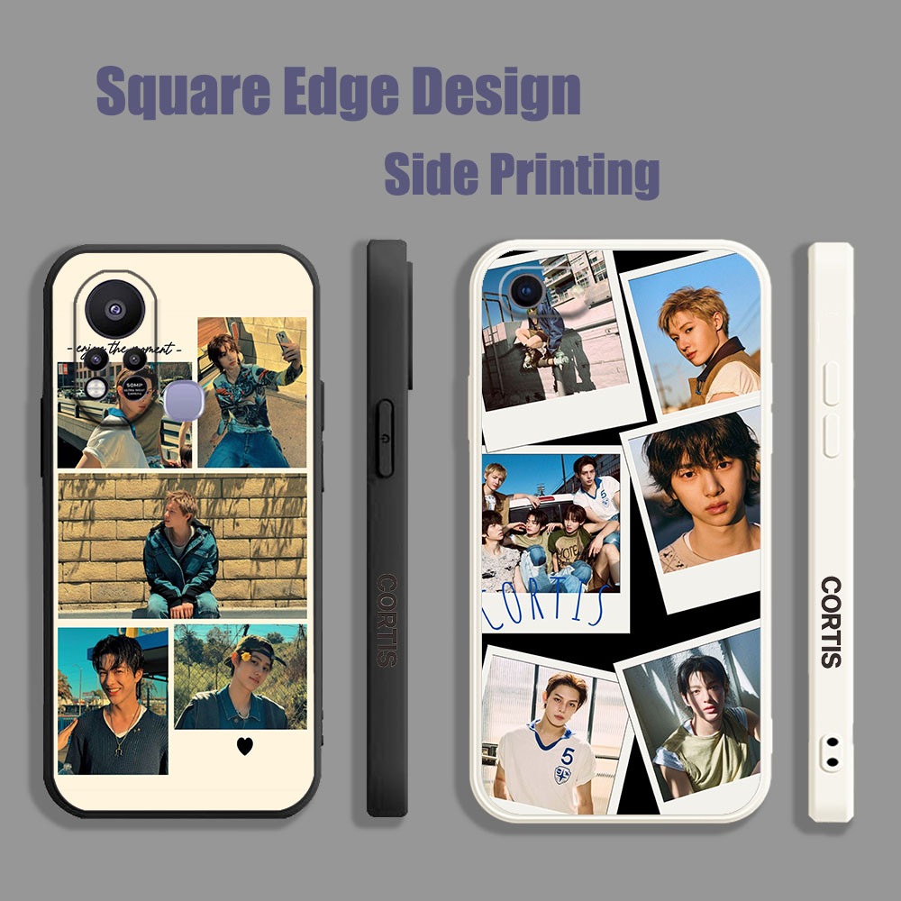 เคสสําหรับRealme 8 5G 7i 6i 9i 4G C30 C30sMens Group CORTIS DLZ91 เคสโทรศัพท์สแควร์ขอบ
