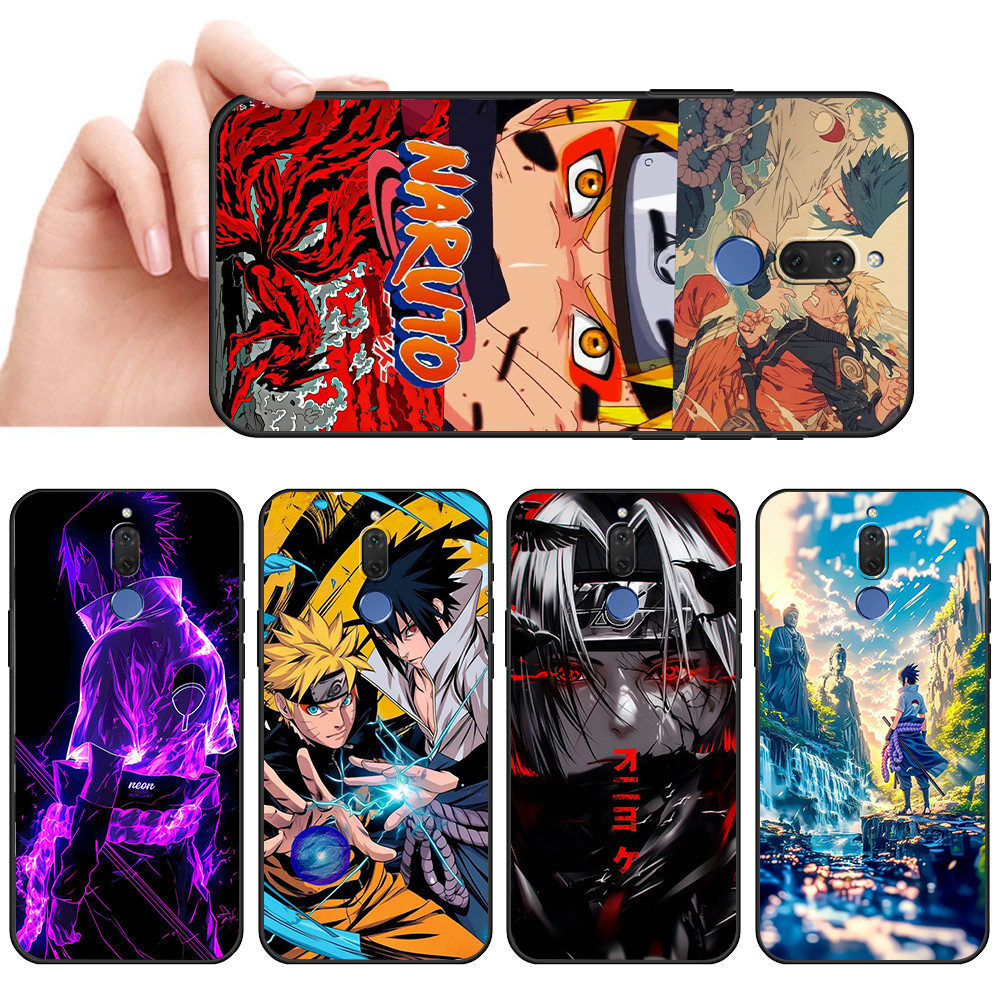 OPPO F11 Pro A9X A9 SX35 Naruto sasuke อะนิเมะเคสโทรศัพท์สีดํานุ่มเคสป้องกัน