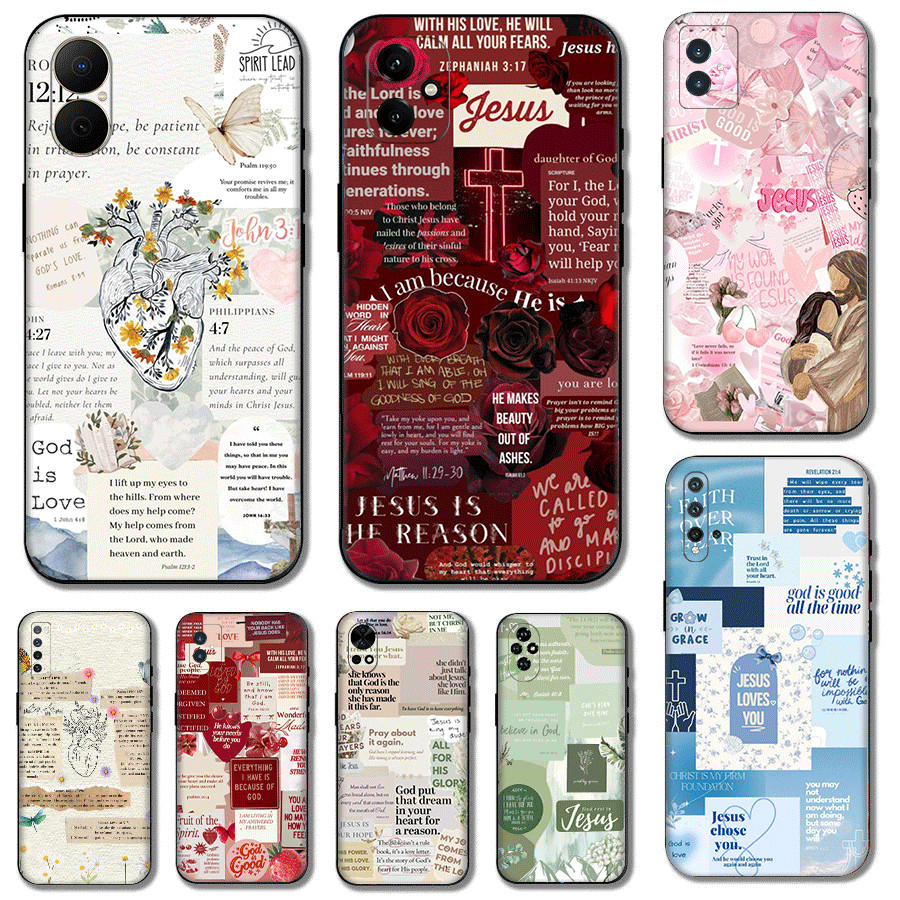 Christian Bible Scription yk.2 สําหรับ Huawei Y9A Y6 Y5 Y6s Prime Pro Y7 Y9 ความเข้ากันได้ TPU เคสโท