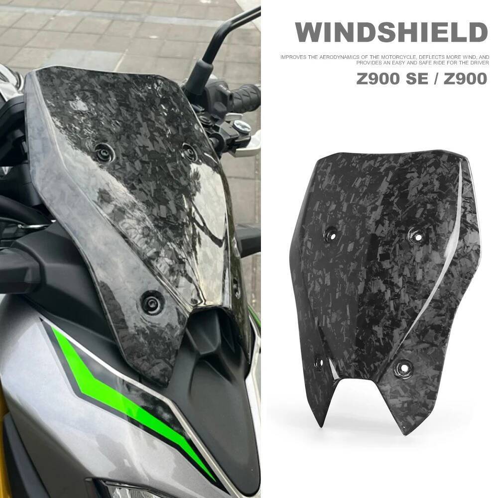 สําหรับ Kawasaki Z900 Z 900 SE Z900SE Z900 SE 2025 รถจักรยานยนต์ Wind Deflector หน้าจอลมแผ่น WindScr