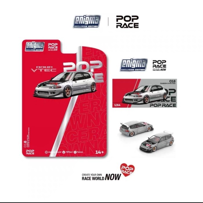 เวอร์ชั่นอเมริกัน Poprace 018 Pandem Civic EG6 DOHC VTEC Civic รุ่น