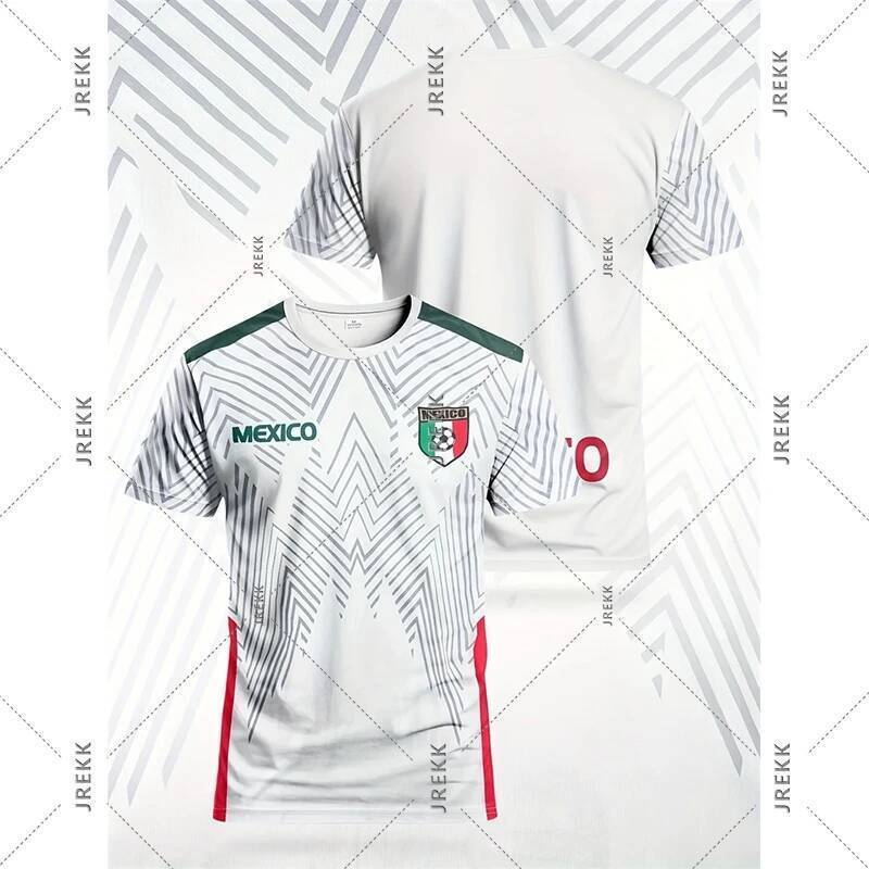 Mexico Exclusive Young Mens Football Shirt 2026 Mens Trial Shirt Comfort Lucky Sports Everyday Sport