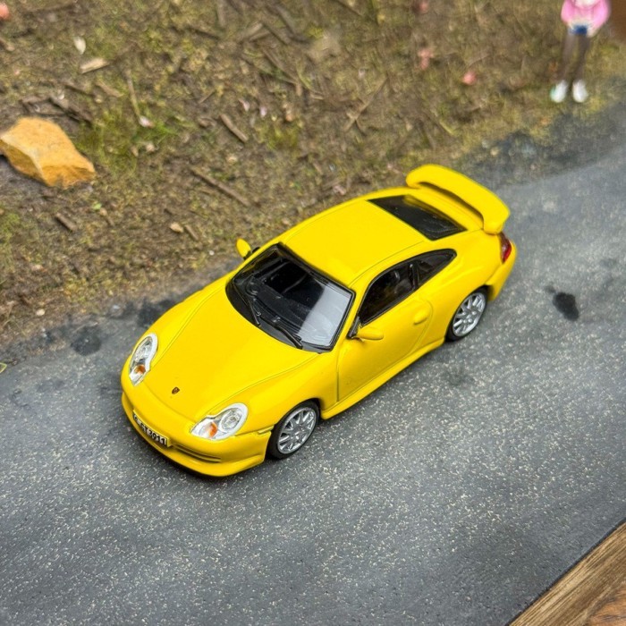 TW Tarmac Works 1: 64 Porsche Porsche 911 GT3 ประเภท 996 โมเดลรถอัลลอย