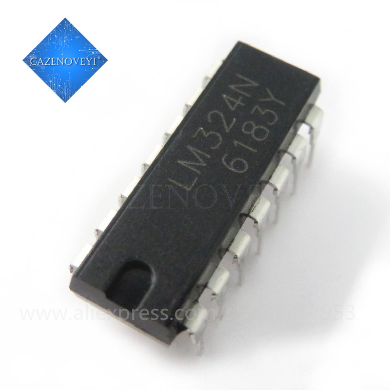 10 ชิ้น LM324N LM324 DIP-14 LM339N LM339 LM224N LM319N LM348N LM359N LM380N LM2901N LM2902N LM2907N 