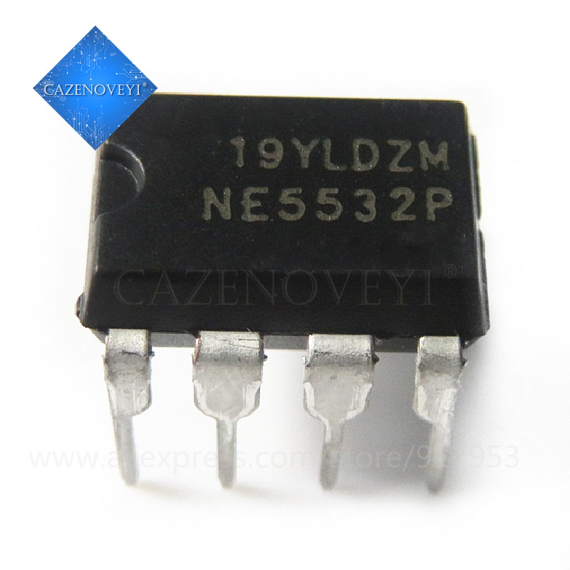 10 ชิ้น NE5532 NE5532N NE5532P 5532 = NJM5532DD 5532DD 5532D DIP-8 ใหม่และ IC