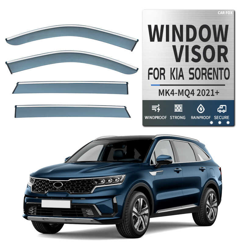 เหมาะสําหรับ KIA SORENTO ที่บังแดดหน้าต่าง กระจกมองหลัง คิ้วฝน KIA SORENTO ที่บังแดดหน้าต่าง
