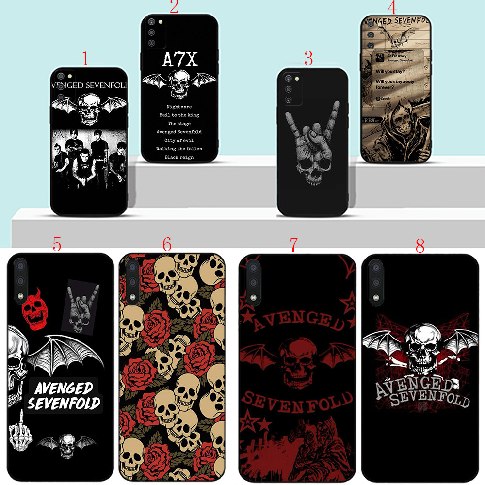 Redmi 14C 13 C A3 A3X Note 12s 13 Pro Plus Turbo 3 M6 Avenged Sevenfold68 เคสโทรศัพท์สีดํานุ่ม