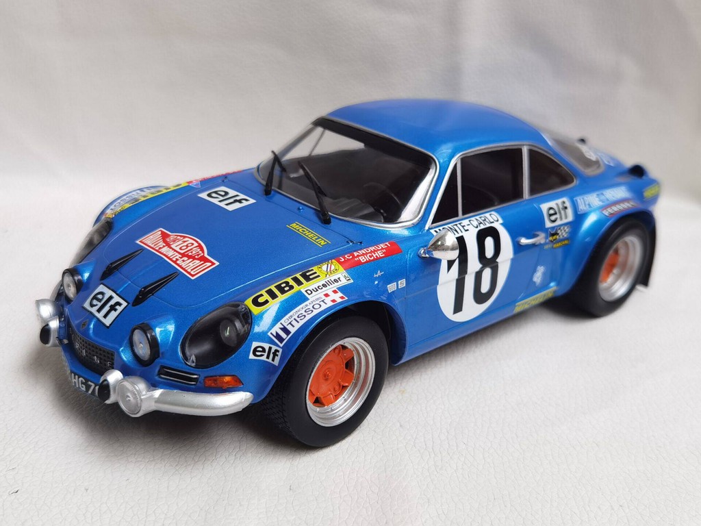IXO 1/18 RENAULT ALPINE A110  #18  โมเดลแข่งรถ Renault Alloy F6F8 Out of Print Car Model