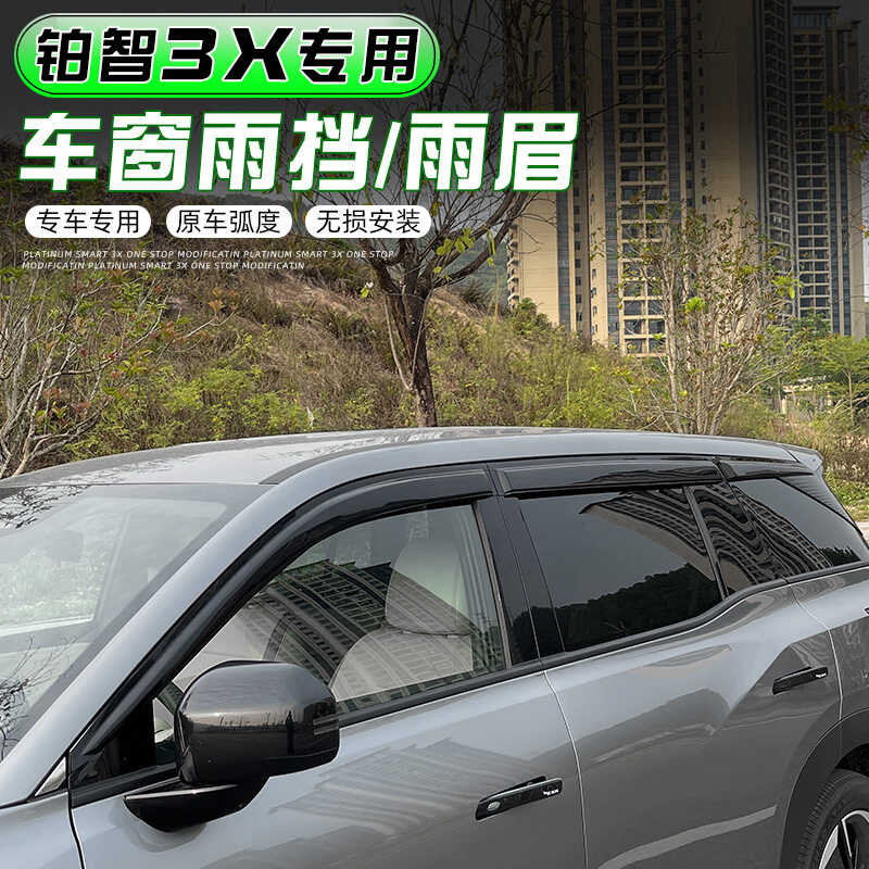 เหมาะสําหรับ 2025 Toyota Platinum Chi 3X Rain Block bz3x ดัดแปลงหน้าต่างพิเศษกระจกย้อนกลับ Rain Brow