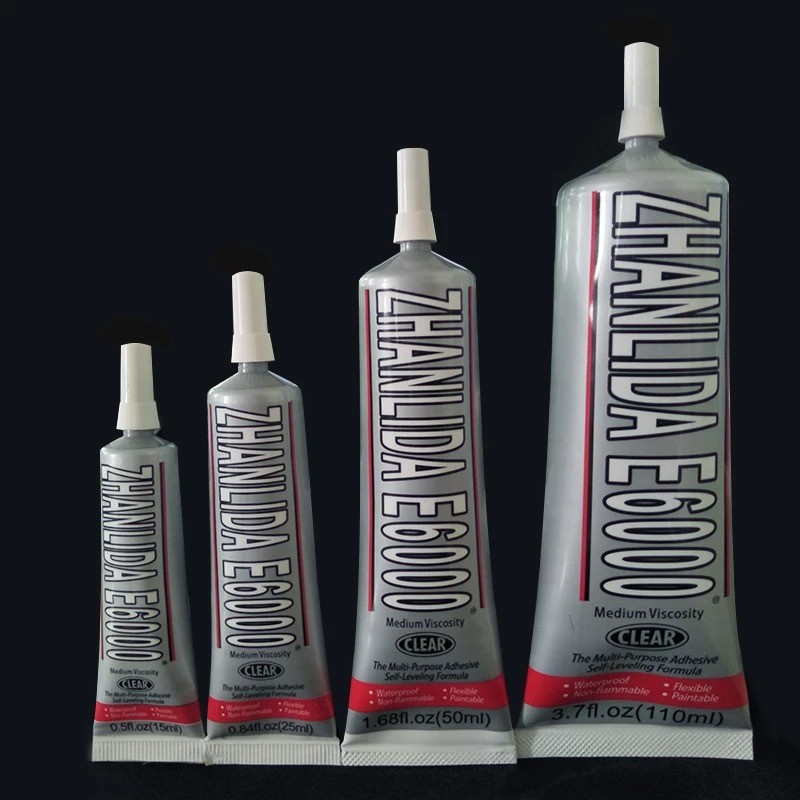 Zhanlida E6000 GLUE เครื่องประดับเครื่องประดับแหวนพื้นผิวบอน