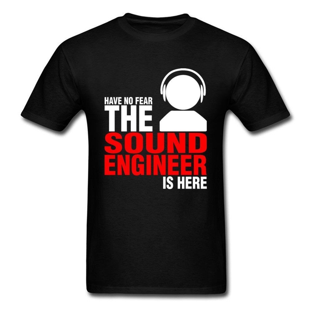 [พร้อมส่ง]  Dj Top มีเสื้อ No Fear เสื้อ Sound Engineer เสื้อแปลกใหม่ Black Music Loverรองรับการปรั
