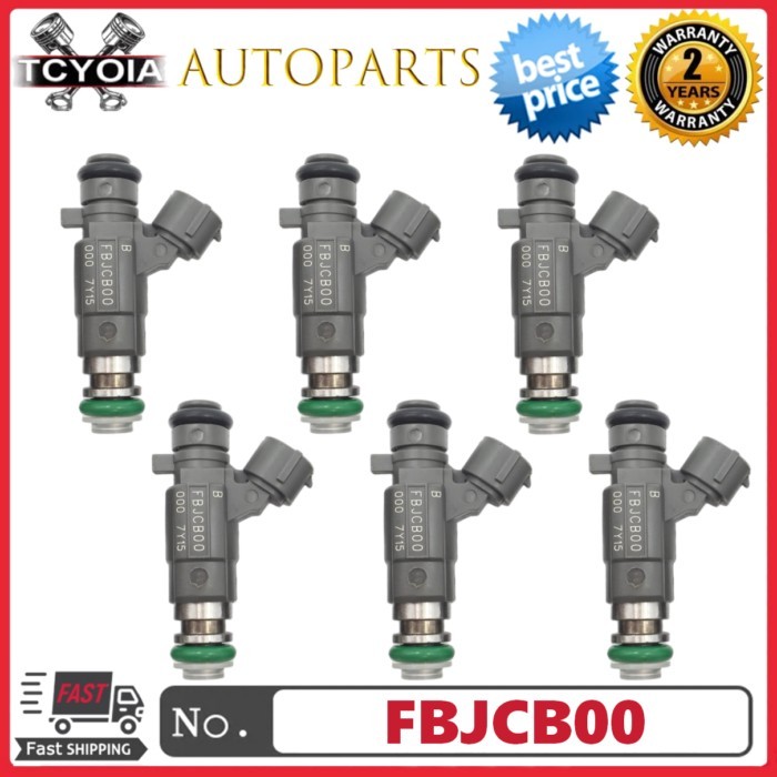 4/6pcs Fuel Injectors FBJCB00 For Chevrolet Luv DMAX 000 7Y15 3.5L V6